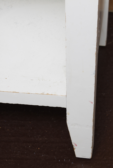 White Wooden Shelving Unit