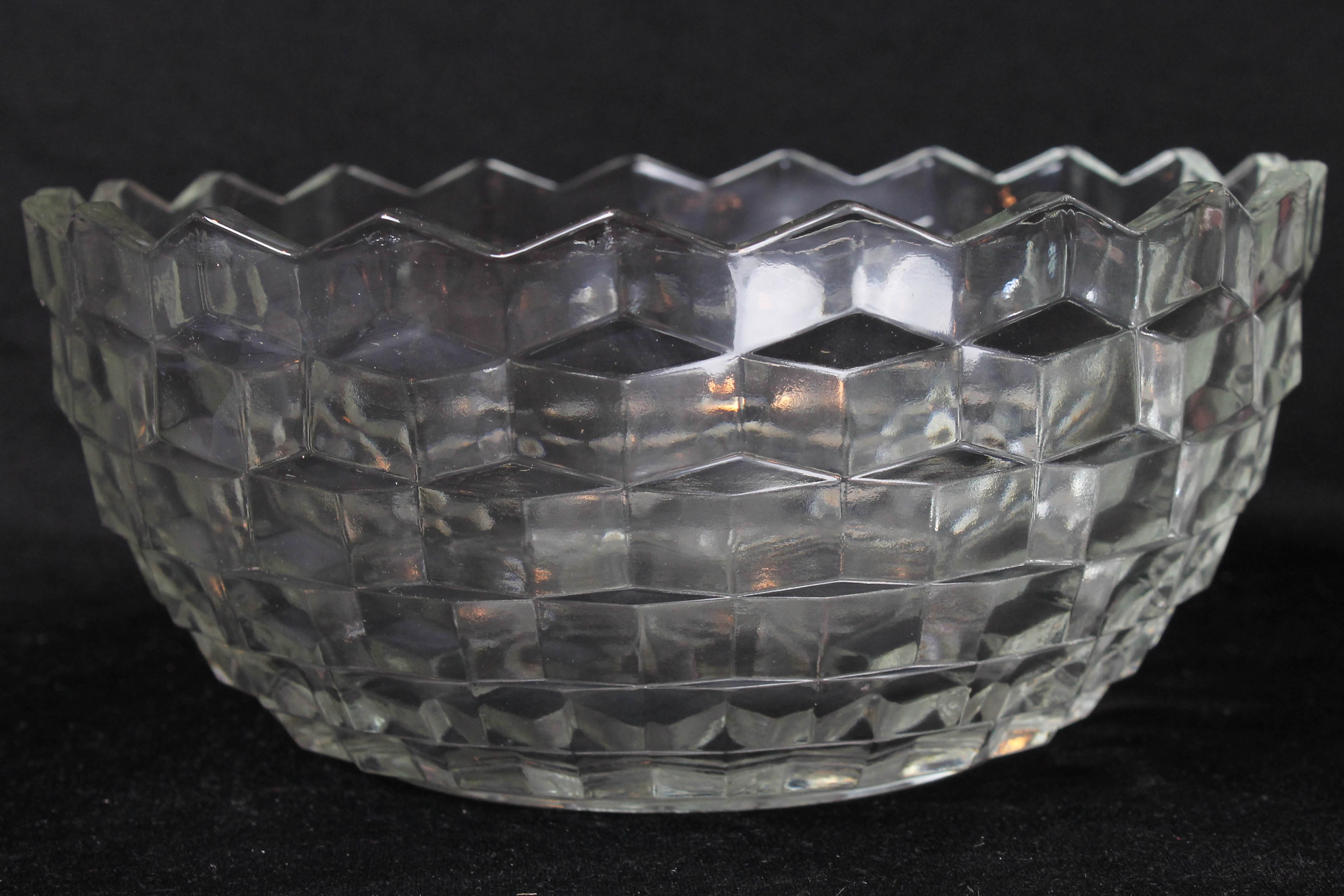 Vintage Pressed and Cut Glass Including Indiana Glass