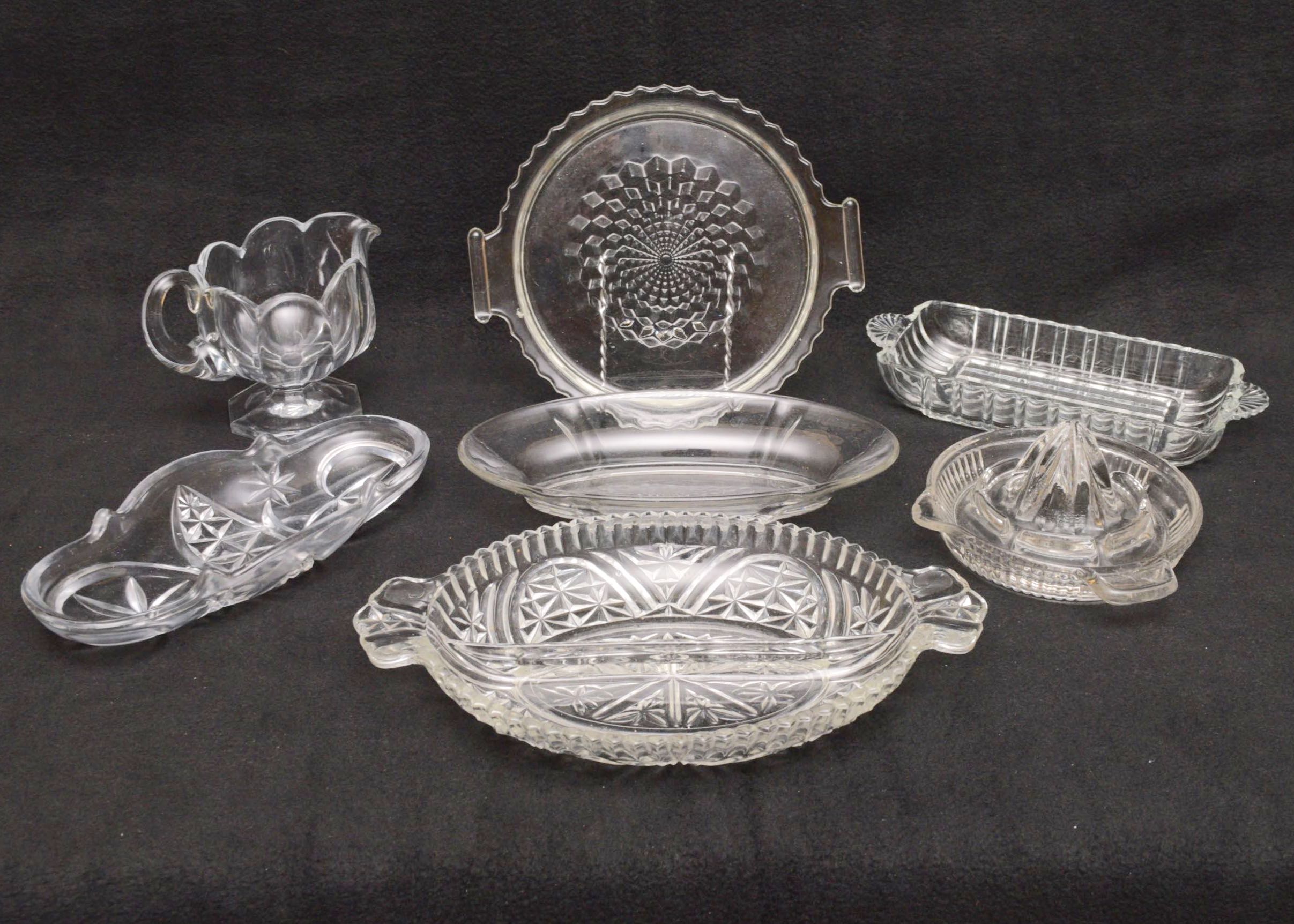 Collection of Clear Glass