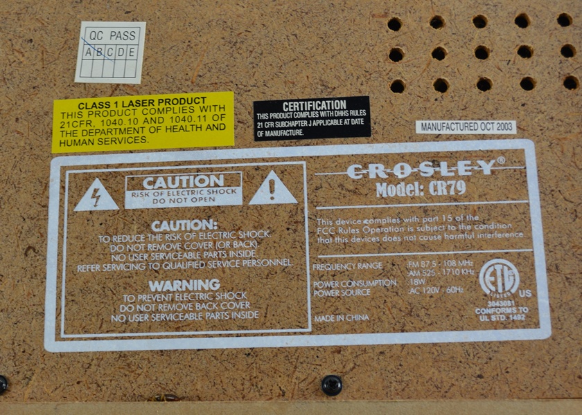 Crosley CR79 4-in-1 Entertainment Center