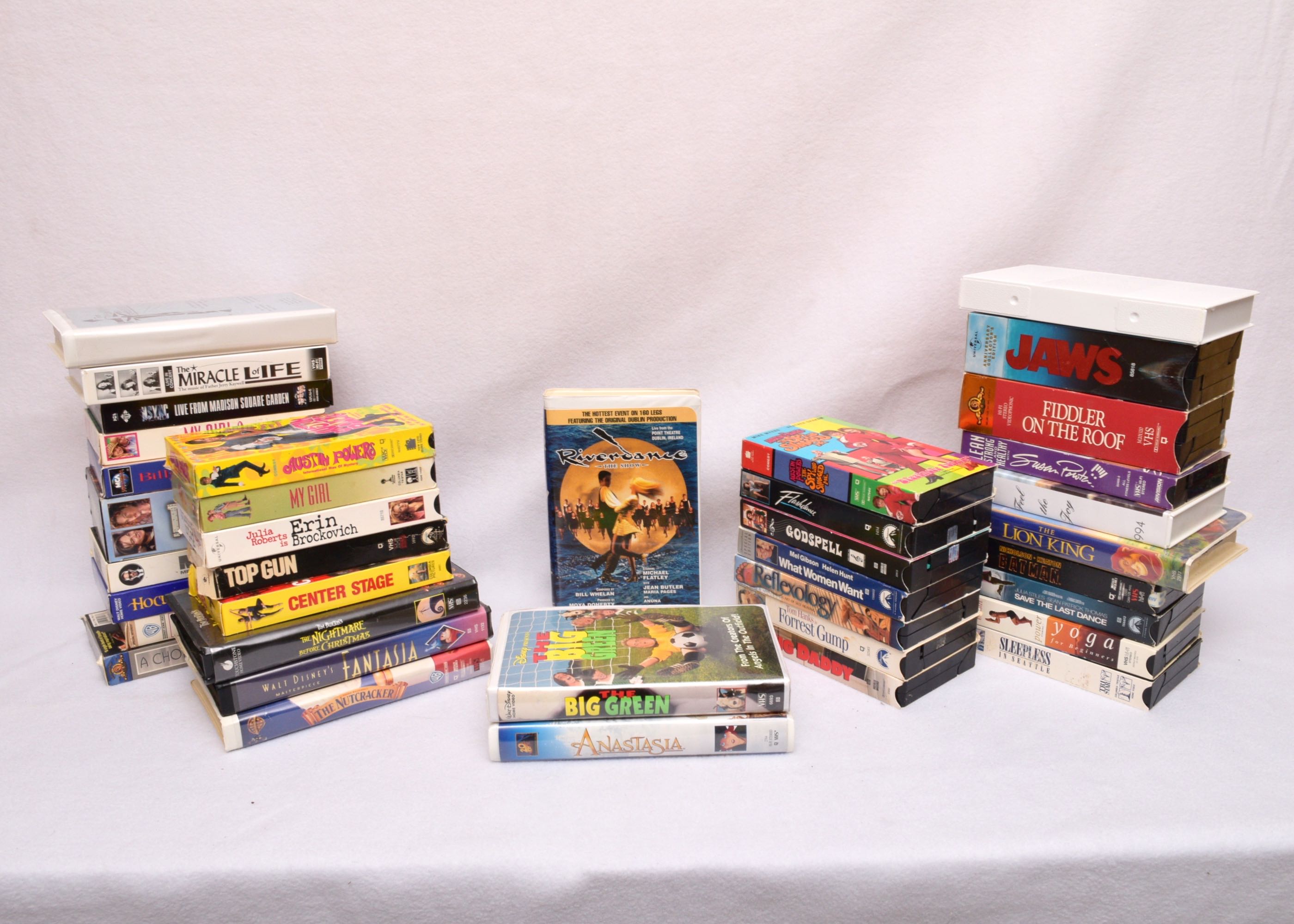 Collection of VHS Movies