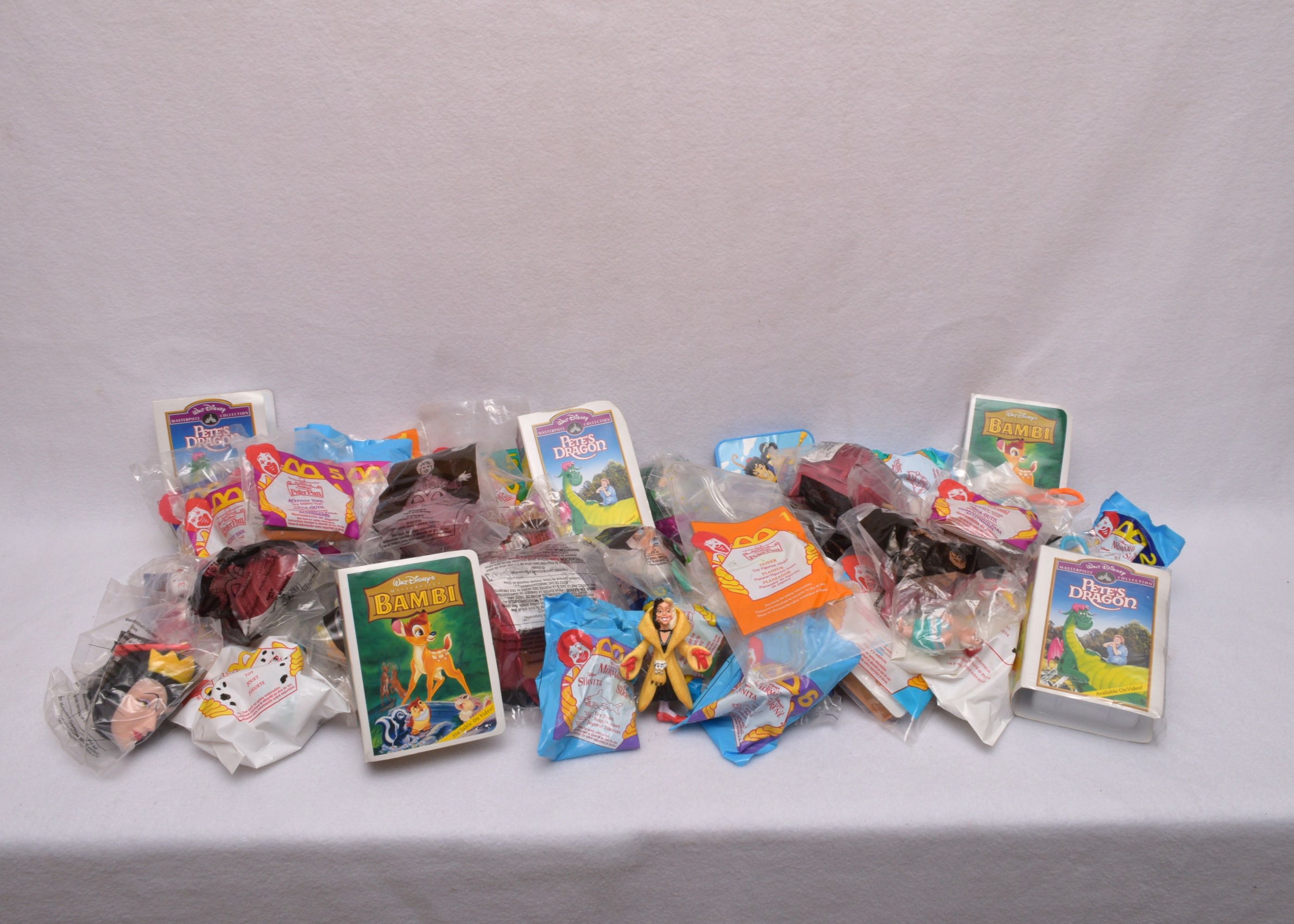 Assortment of Collectible Disney Classics Happy Meal Toys