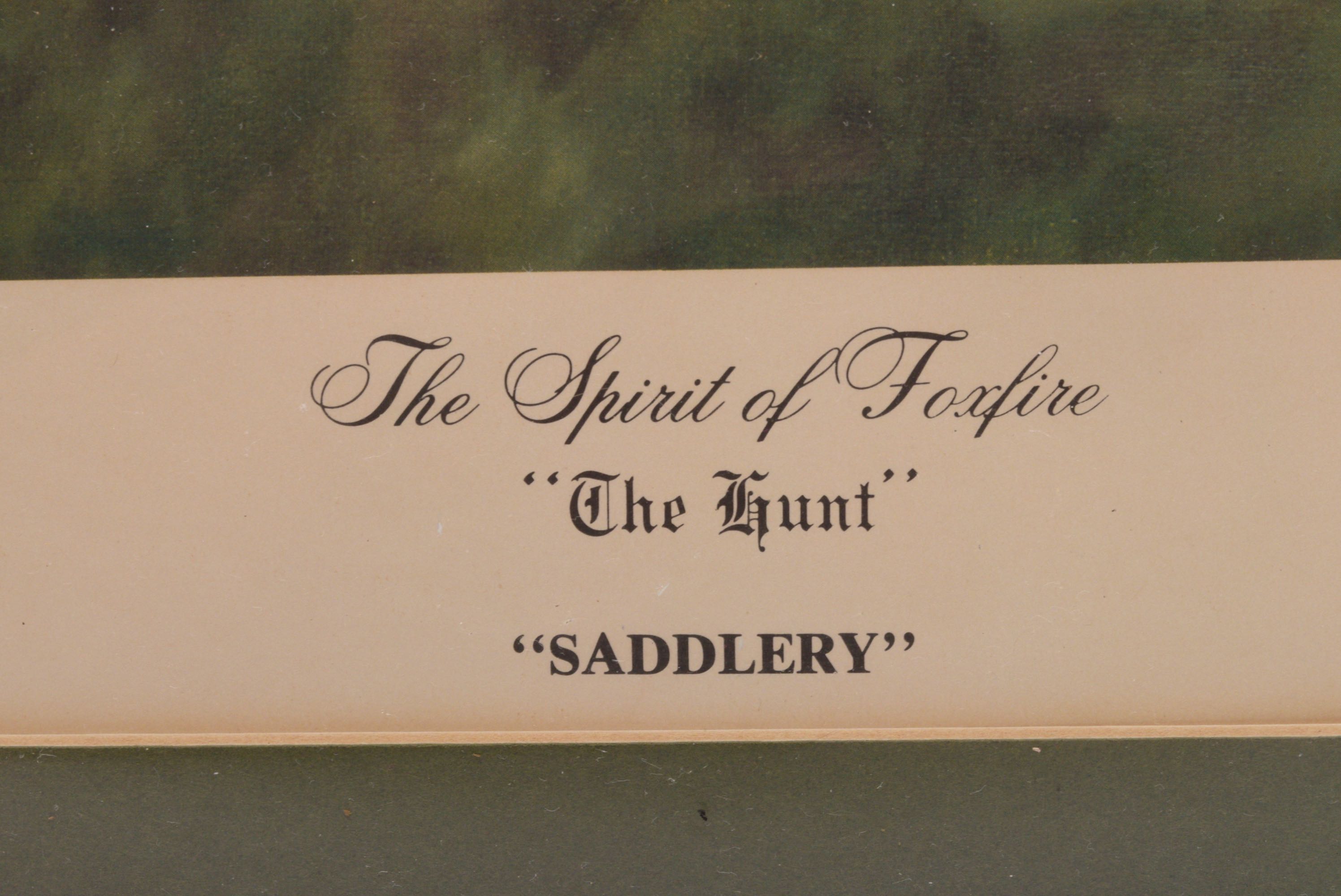 M.C. Gembecki Signed Lithograph "Saddlery"