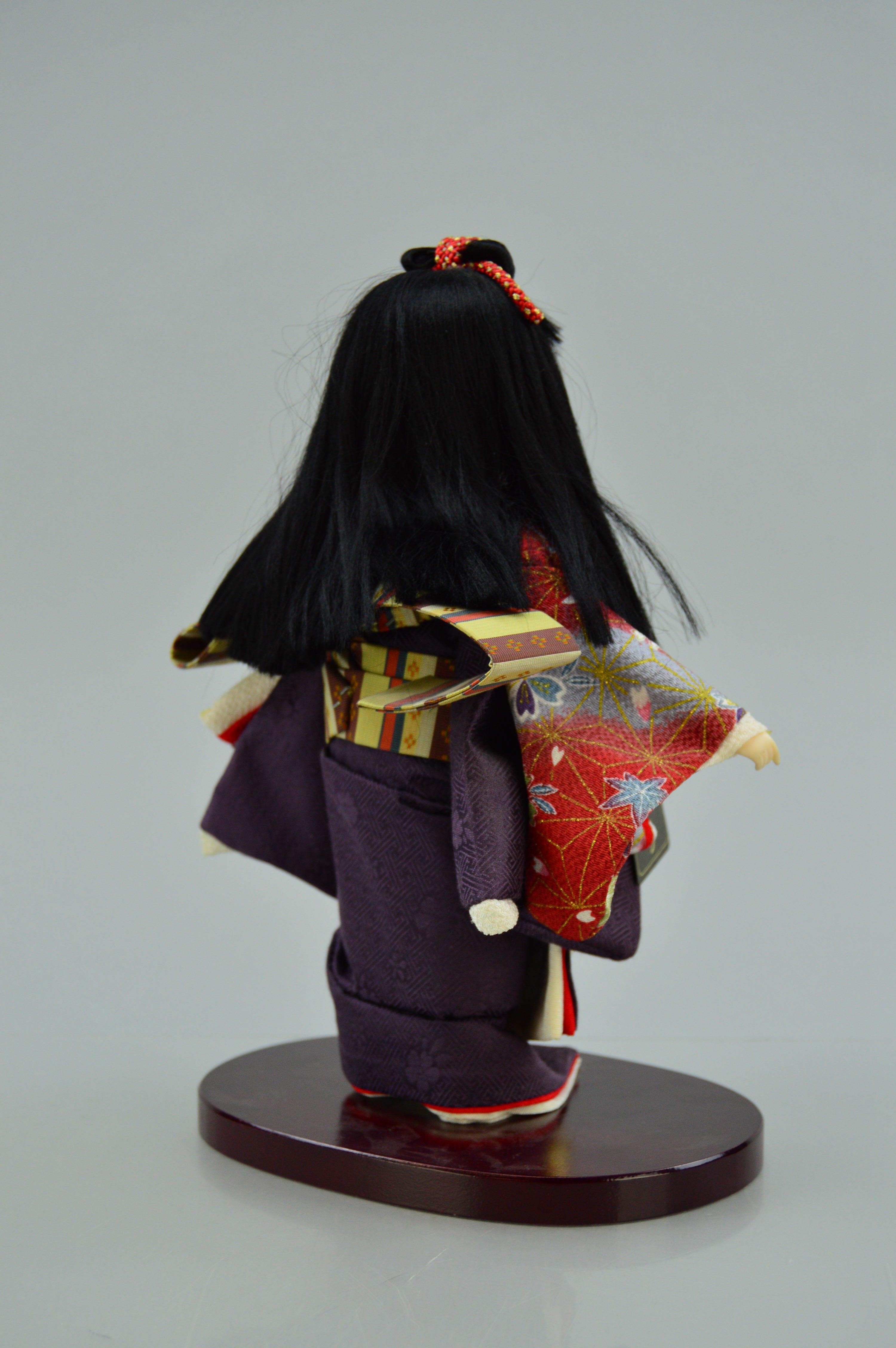 Trio of Japanese Ichimatsu Girl Dolls