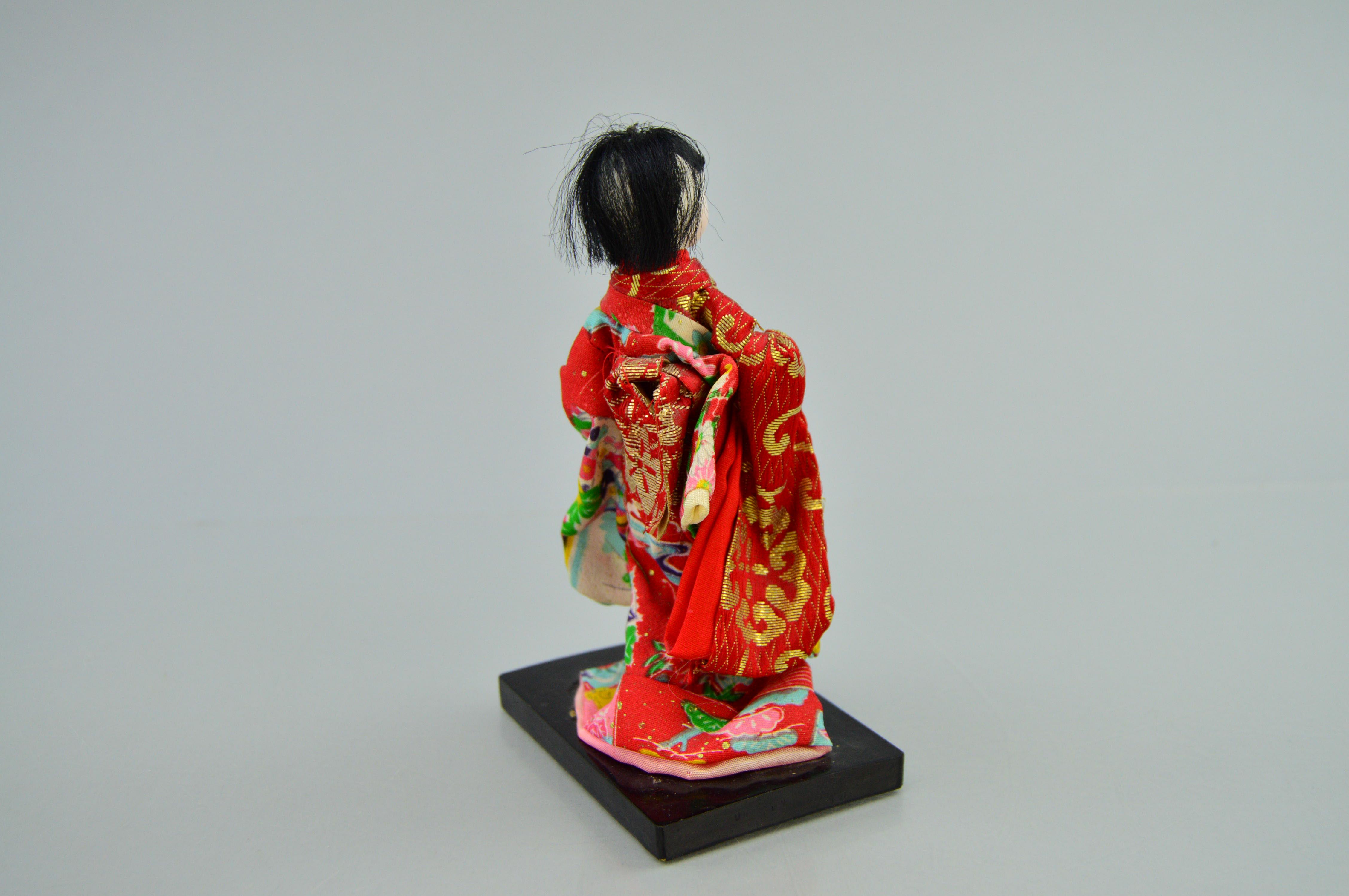 Trio of Japanese Ichimatsu Girl Dolls