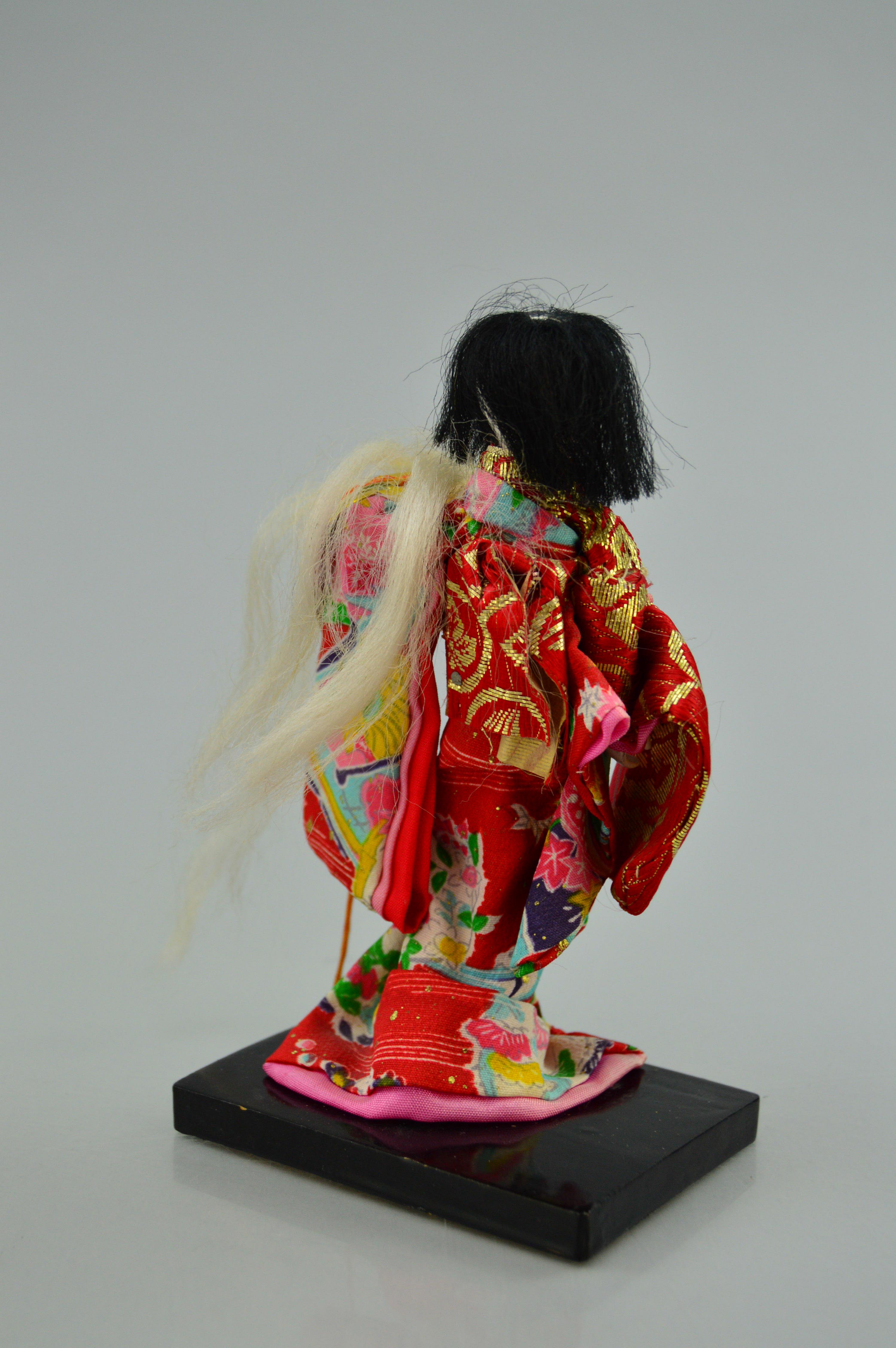 Trio of Japanese Ichimatsu Girl Dolls