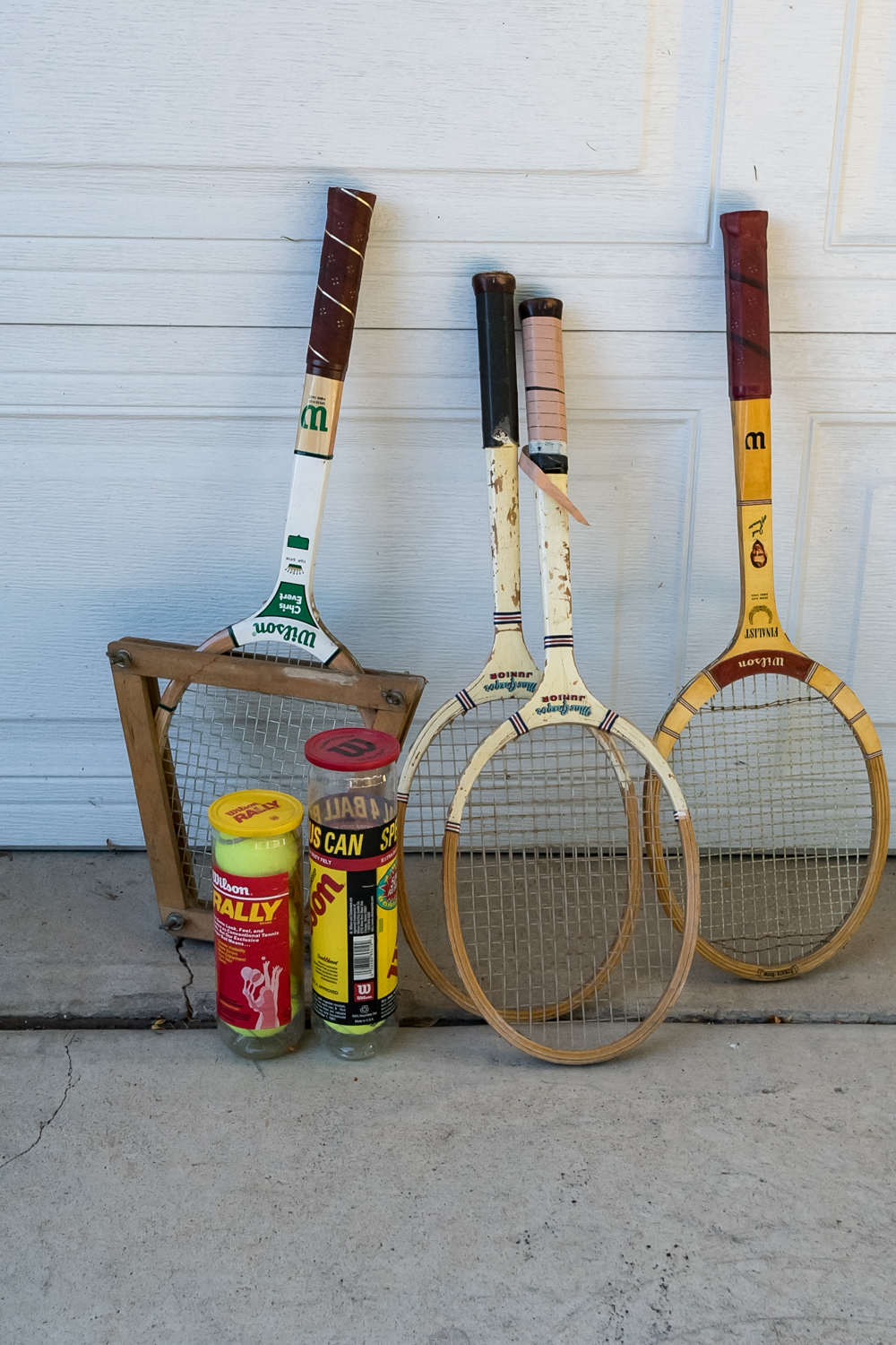Vintage Tennis Rackets and Tennis Balls