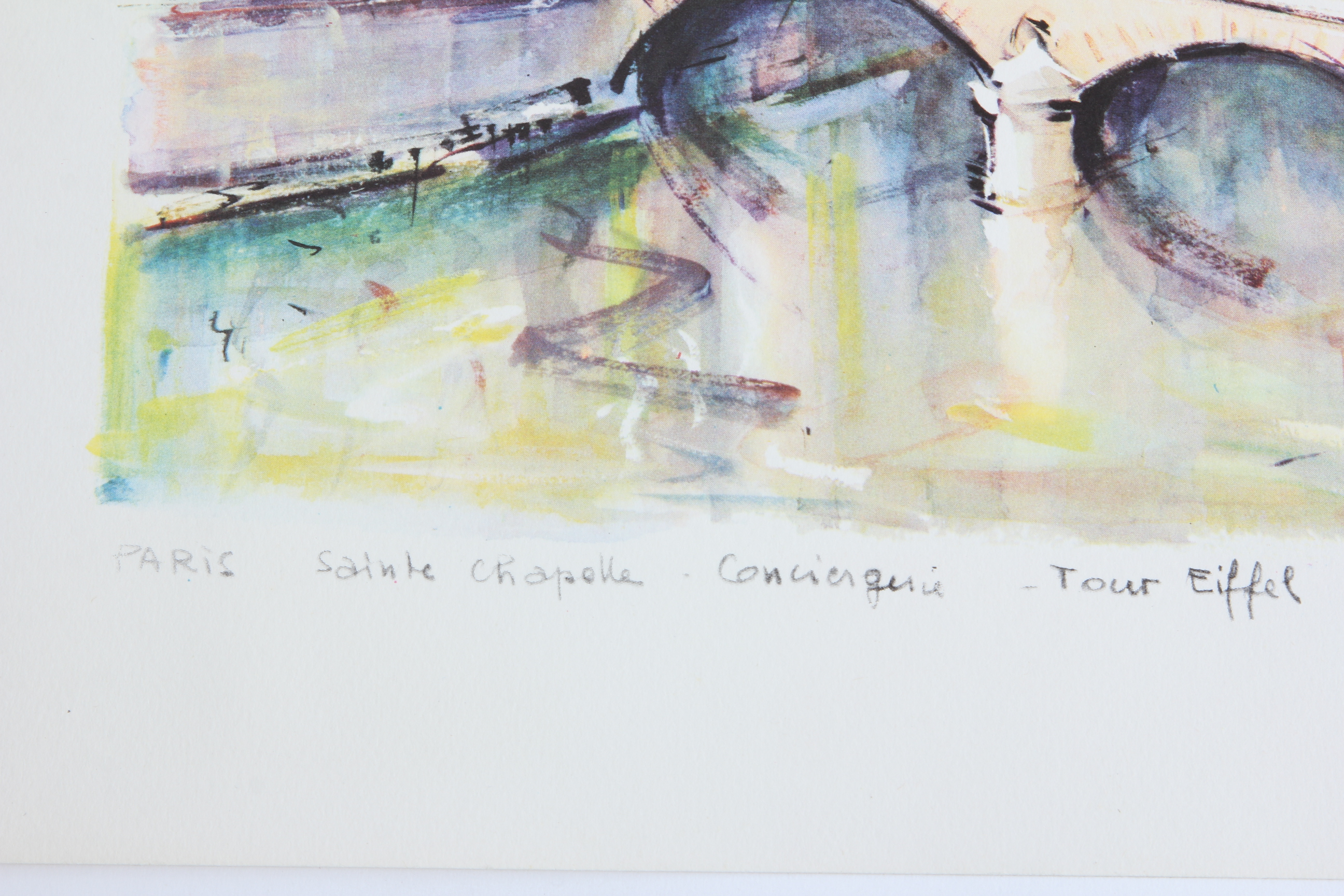 Collection of Marius Girard French Watercolor Prints