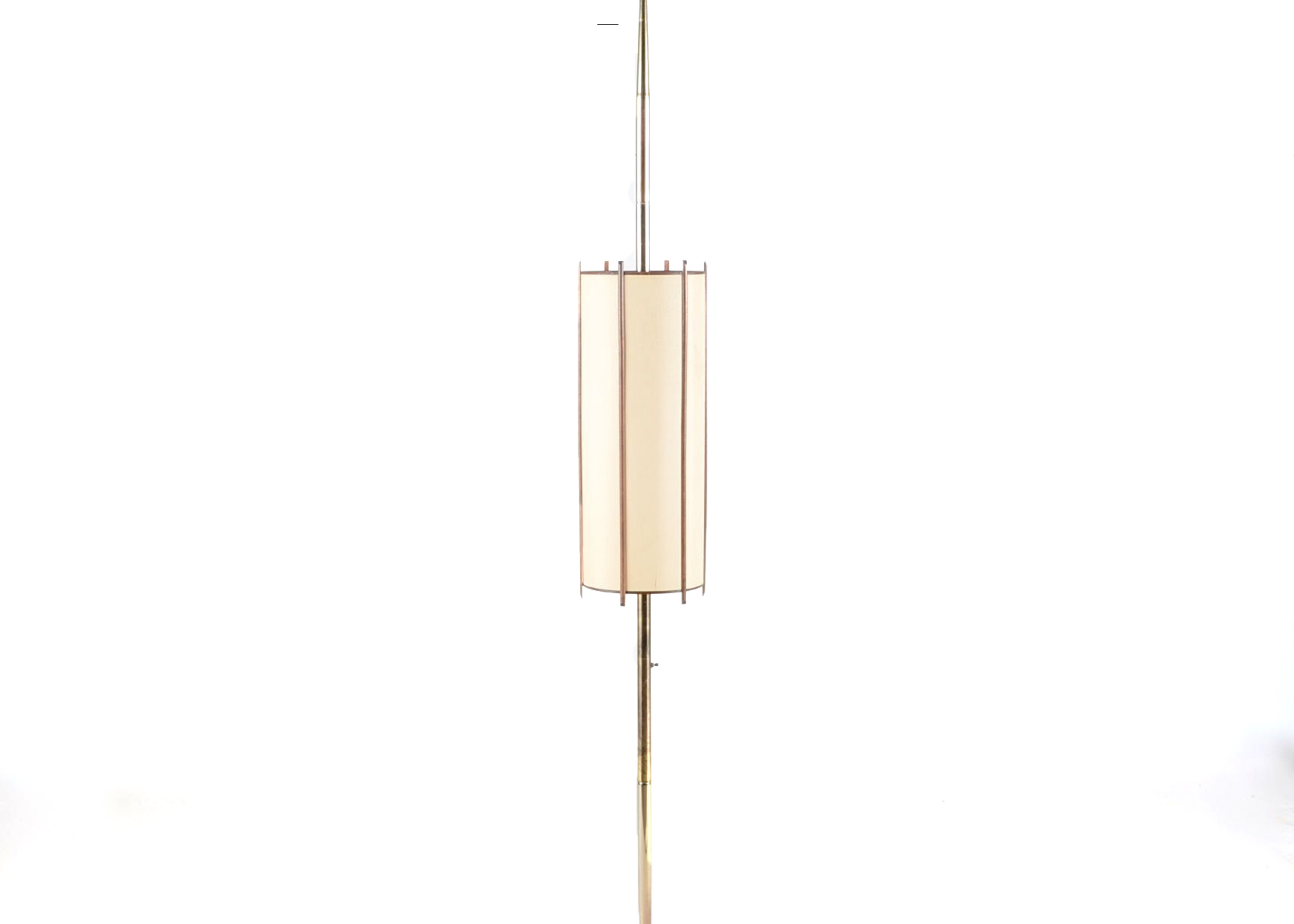 Modernist Tension-Mounted Lamp
