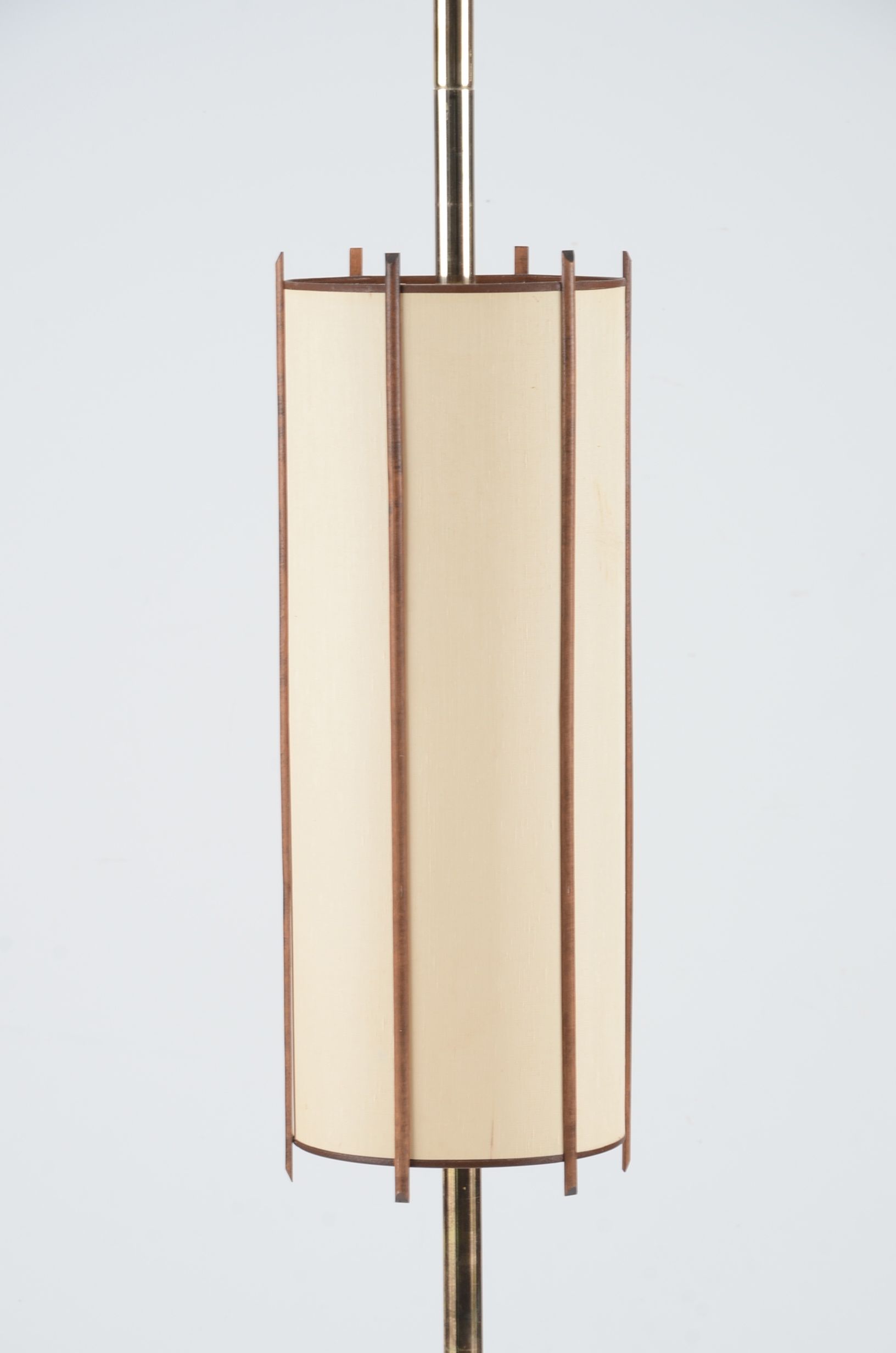 Modernist Tension-Mounted Lamp