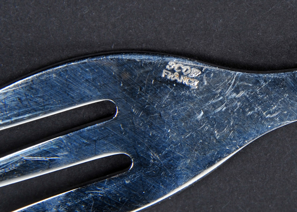 Set of Andre Verdier, Scof for Genevieve Lethu, Flatware