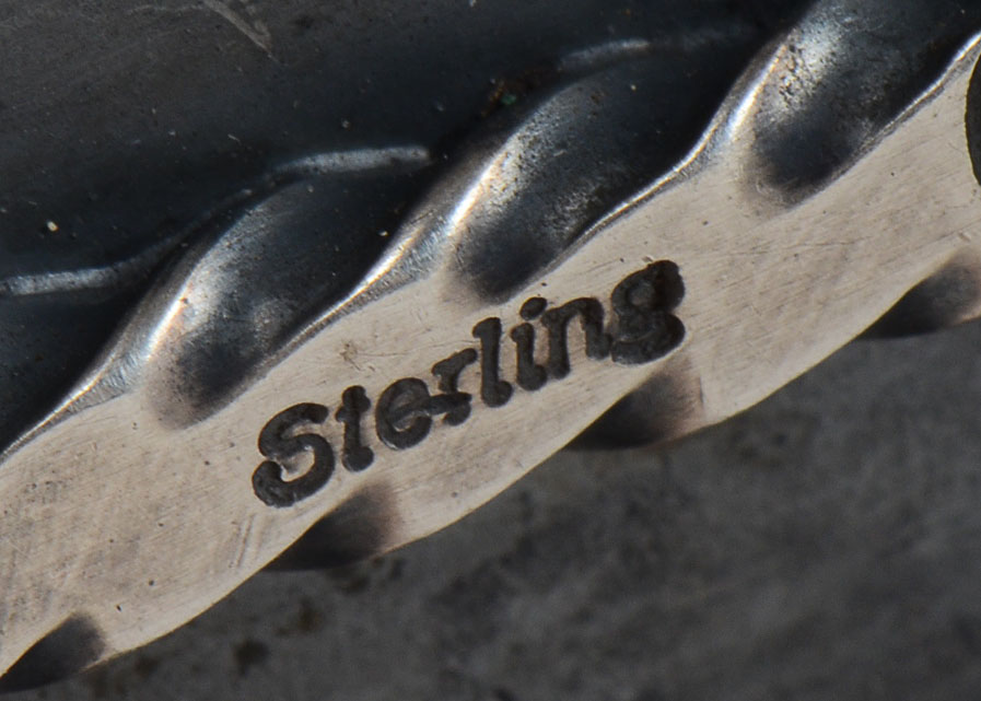 Germaine Smith Navajo Sterling Silver Turquoise Cuff Bracelet
