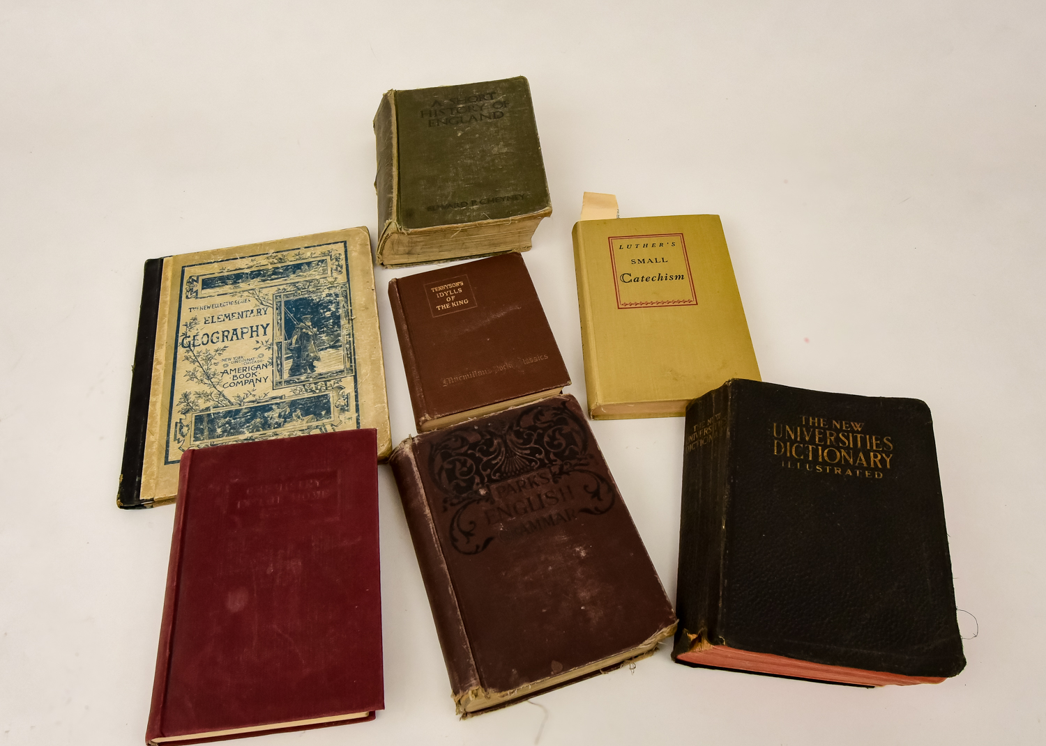 Antique Hardcover Textbooks