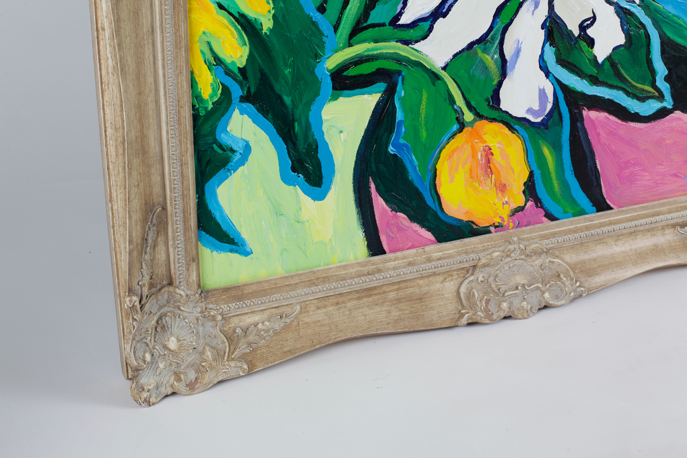 T. Mathis Vibrant Floral Painting