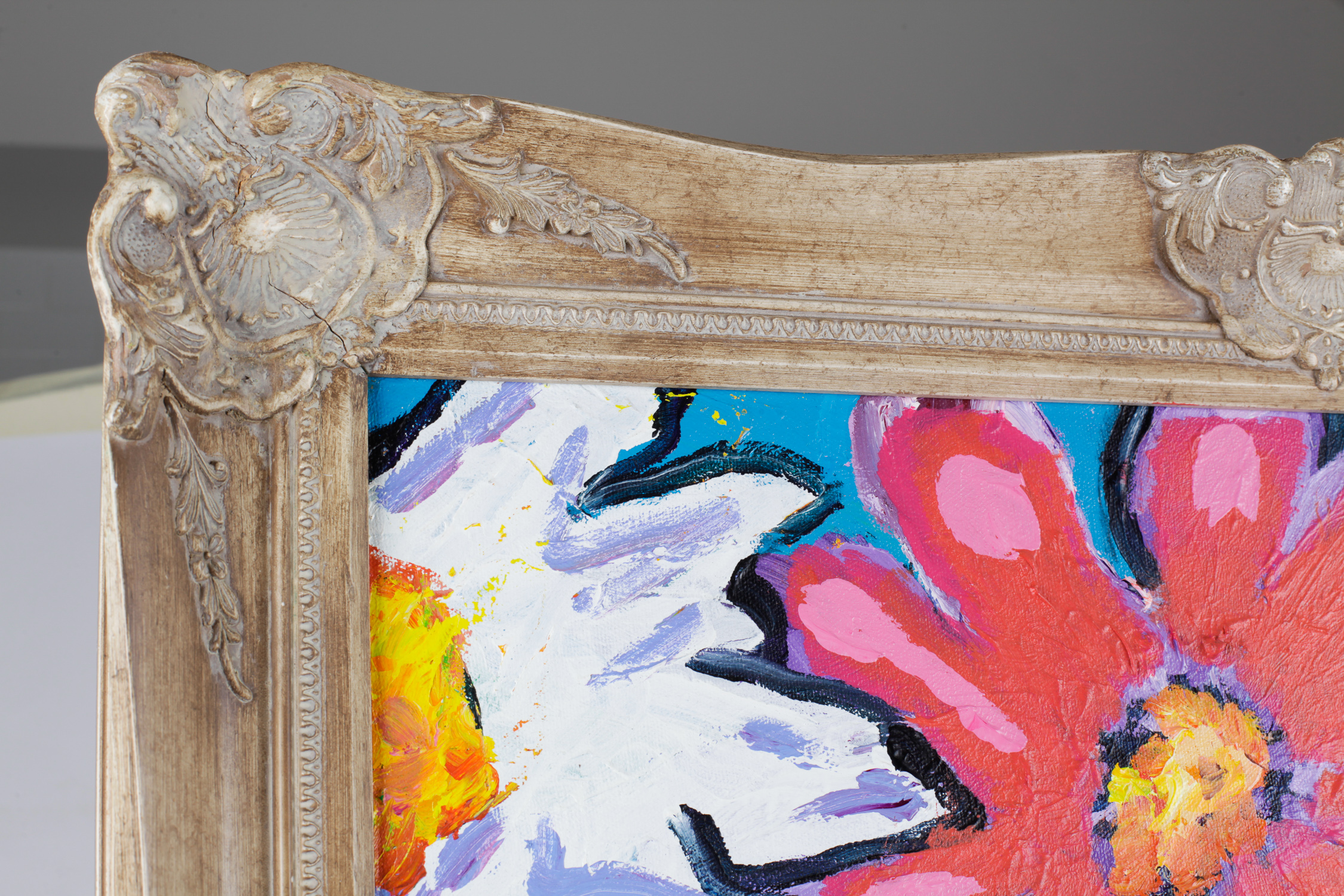 T. Mathis Vibrant Floral Painting