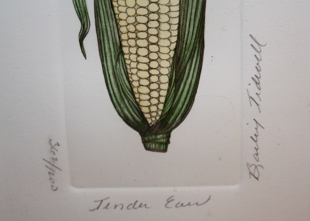 Bailey Tidwell Signed and Numbered Vegetable Prints