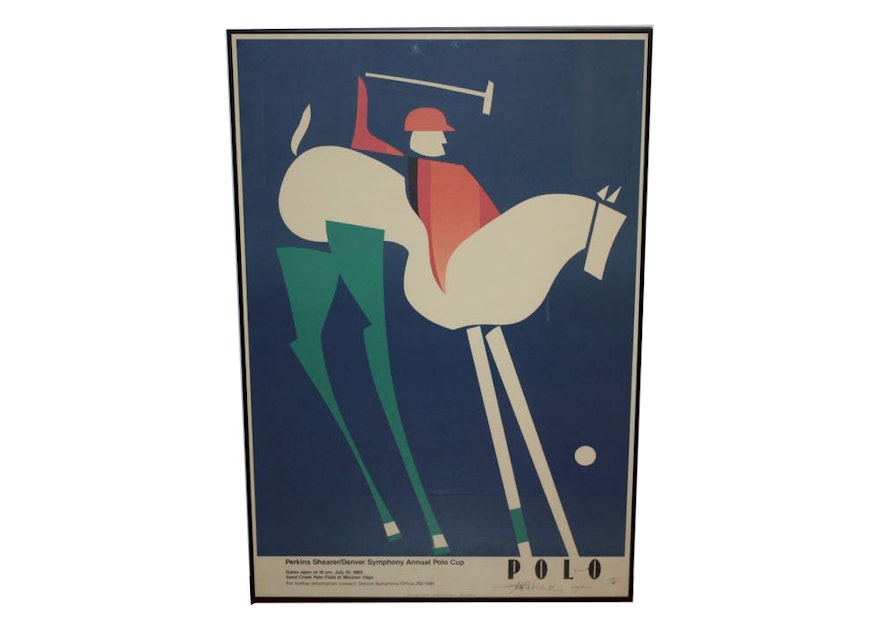 John Sorbie Signed and Numbered Polo Poster