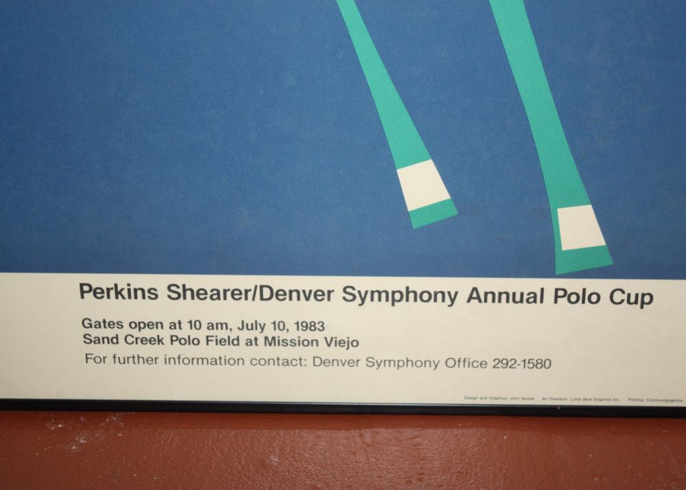 John Sorbie Signed and Numbered Polo Poster