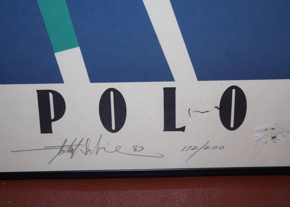 John Sorbie Signed and Numbered Polo Poster