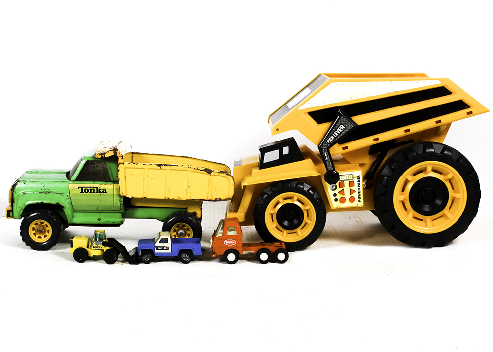 Caterpillar and Tonka Trucks