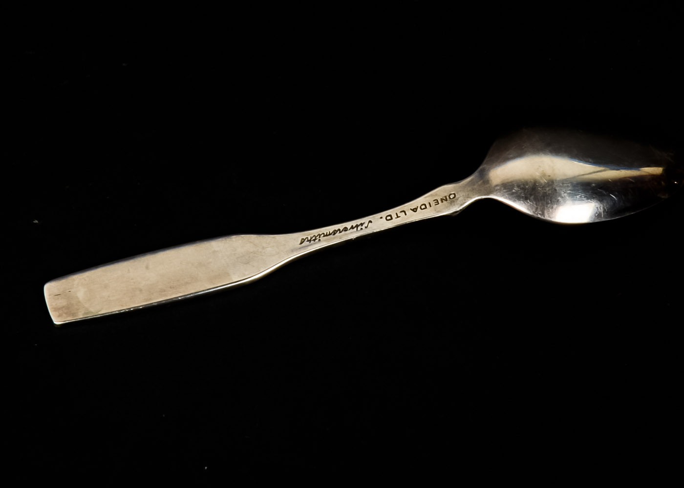 Vintage ONEIDA Silversmith Happy Birthday Spoon