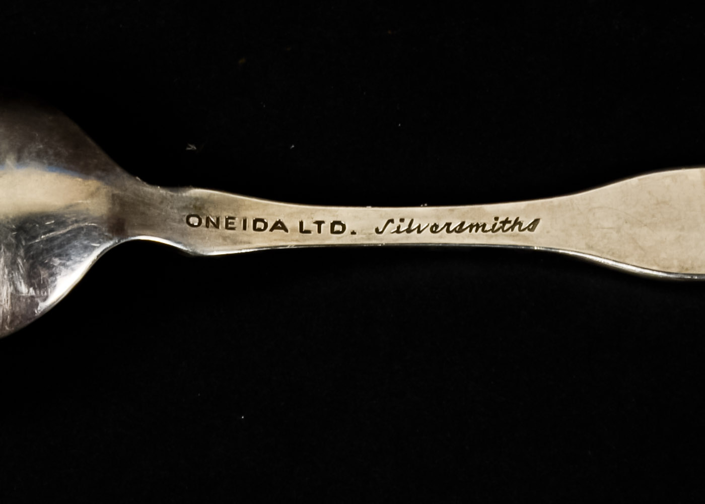 Vintage ONEIDA Silversmith Happy Birthday Spoon