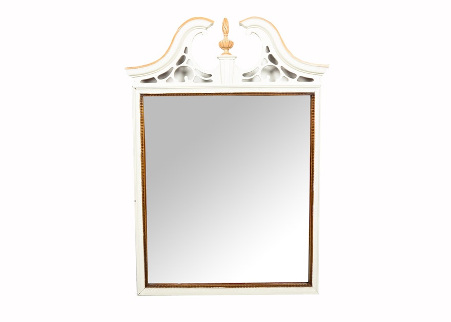 Painted Wooden Decorative Mirror