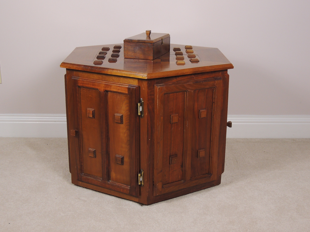 Handcrafted Octagon Game Table