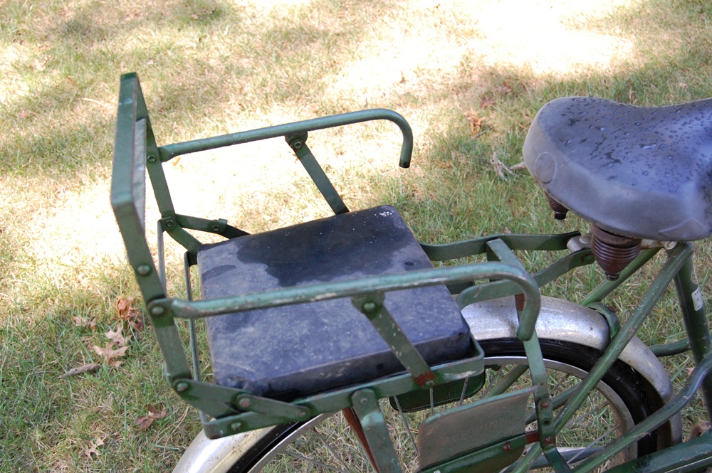 Vintage Original Schwinn Twinn Tandem Bicycle with Child's Seat
