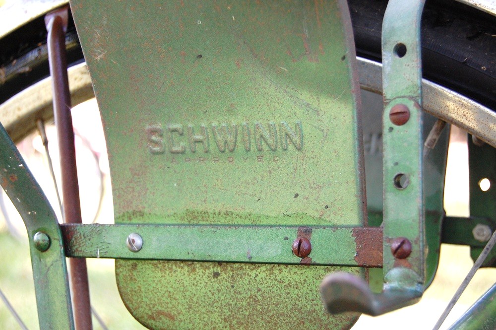 Vintage Original Schwinn Twinn Tandem Bicycle with Child's Seat