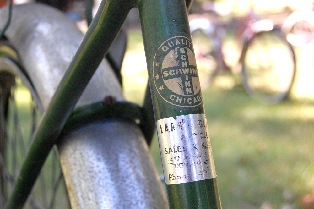 Vintage Original Schwinn Twinn Tandem Bicycle with Child's Seat