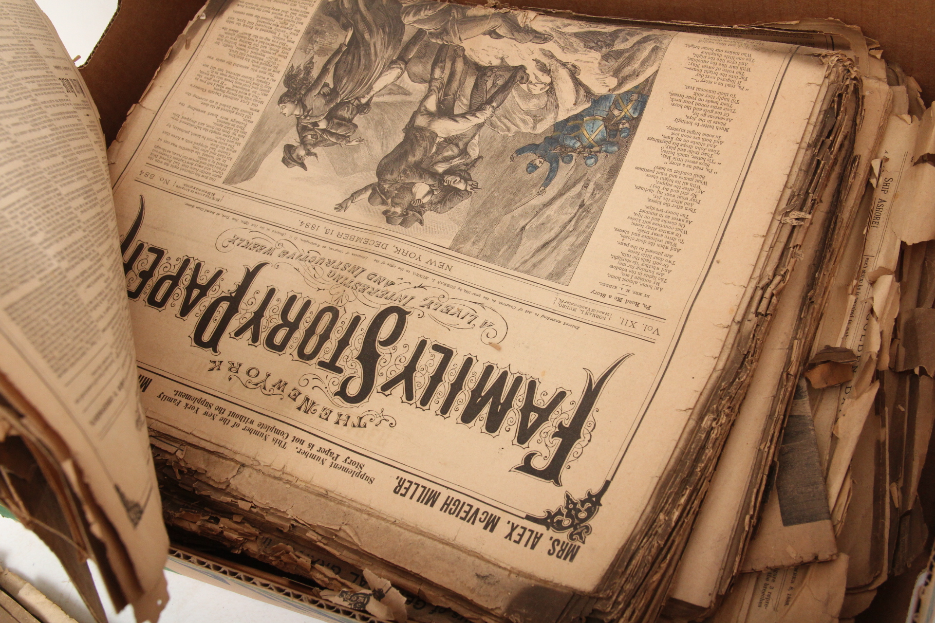 Generous Collection of Antique Newspapers and Magazines