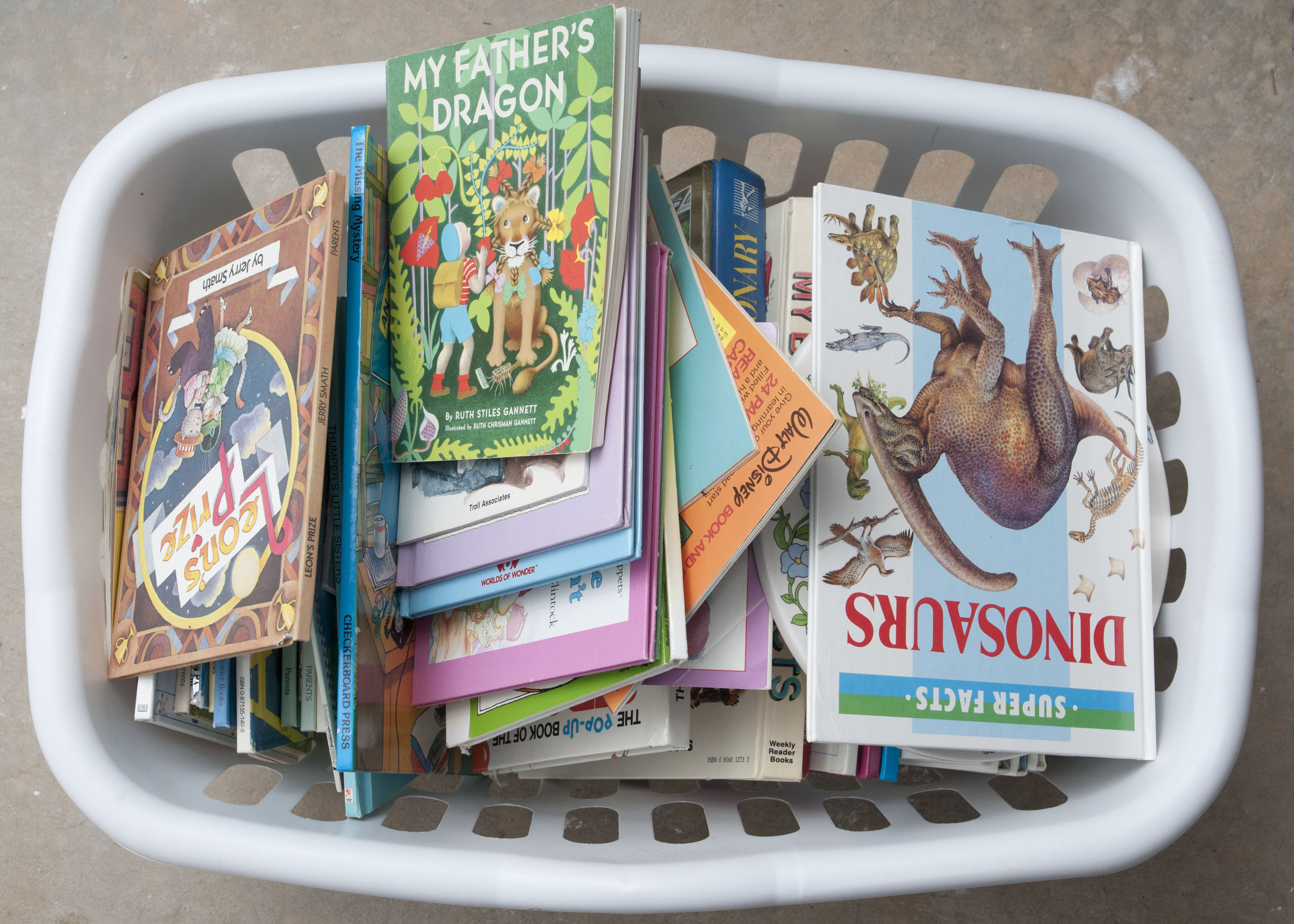 Juvenile Books and Cow Clock