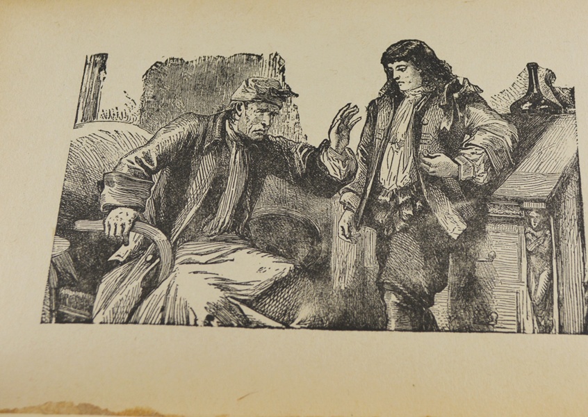 Vintage "Robinson Crusoe" Hardcover Book, Copyright 1889