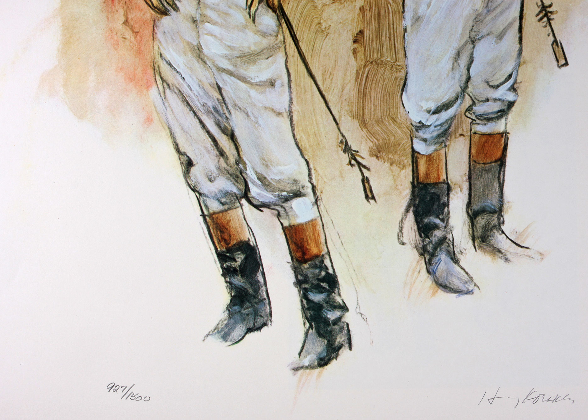 Signed and Numbered Jockey Prints by Artist Henry Koehler