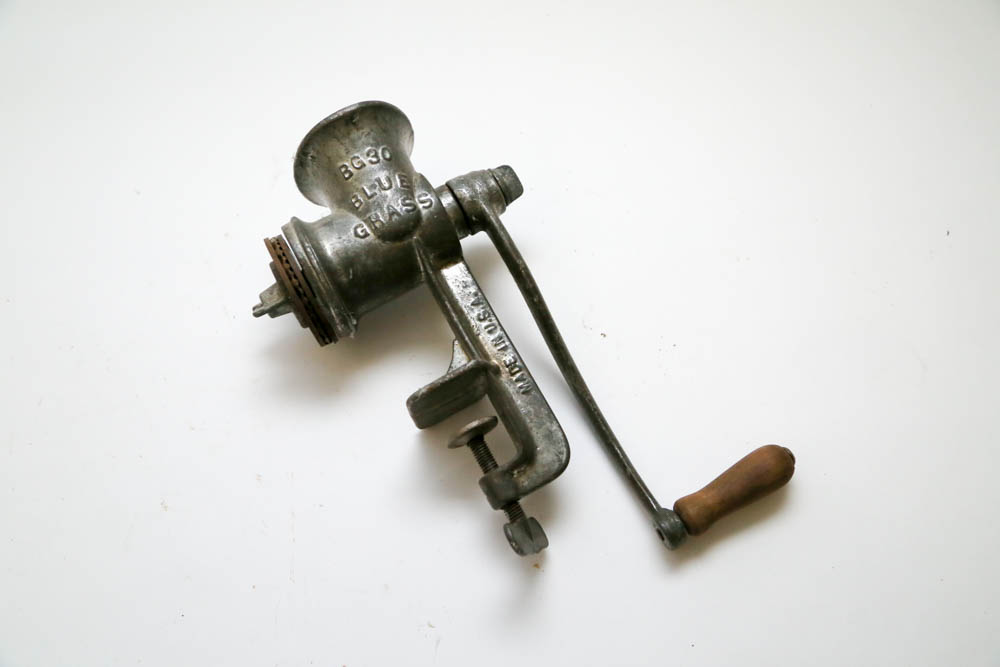 Cast Iron Blue Grass Meat Grinder