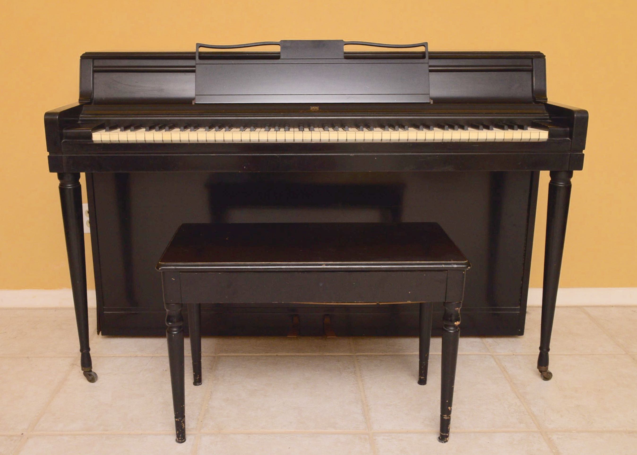 Vintage Upright Wurlitzer Piano