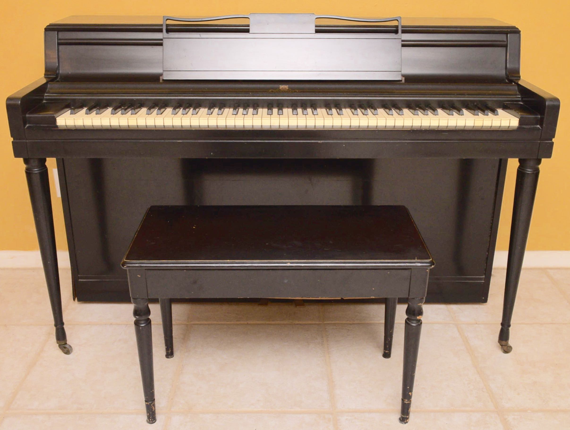 Vintage Upright Wurlitzer Piano