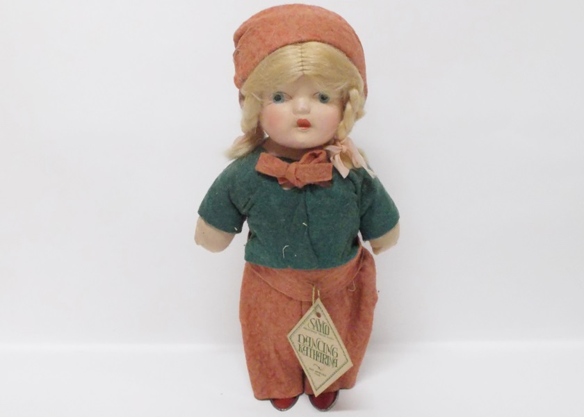 Vintage Sayco Dancing Katharina Wind-Up Doll