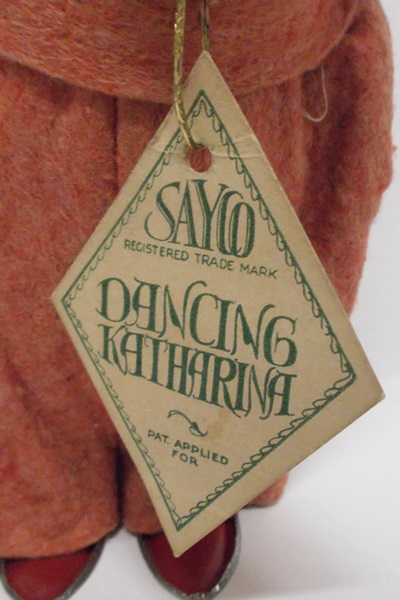 Vintage Sayco Dancing Katharina Wind-Up Doll