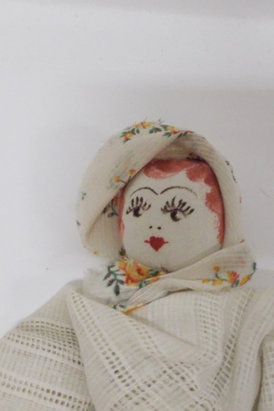 Assortment of Vintage Handmade Souvenir Dolls