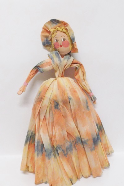 Assortment of Vintage Handmade Souvenir Dolls