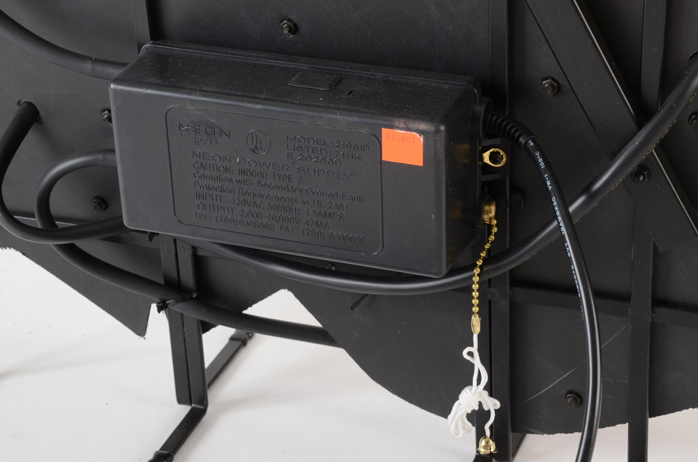 Contemporary Pabst Blue Ribbon Guitar Neon Light