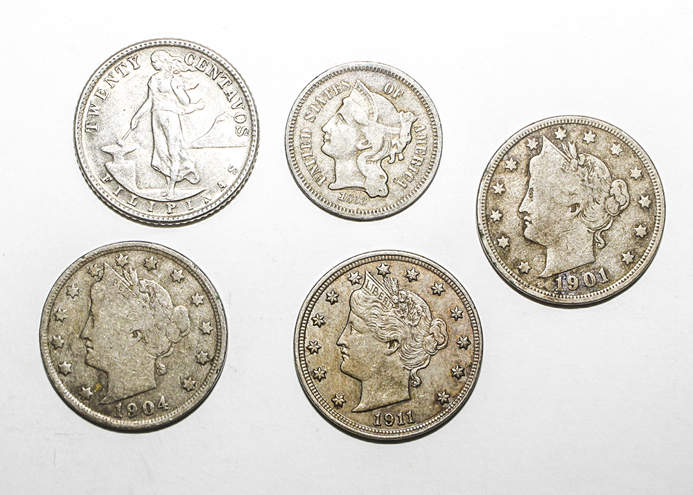 Collection of Antique Nickels