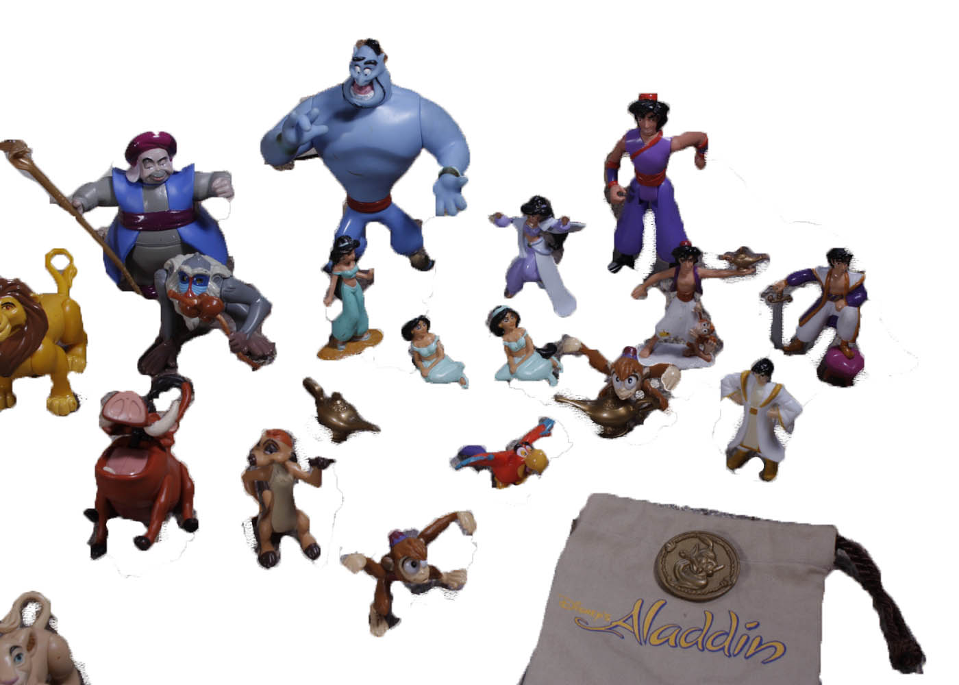 Signed "Lion King: the Musical" Print and Disney Figurines