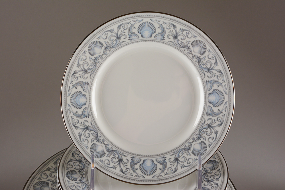 Wedgwood "White Dolphins" Bone China Set