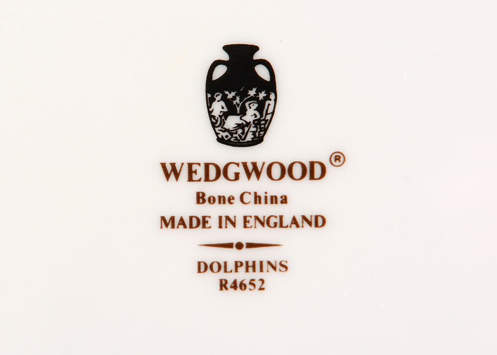 Wedgwood "White Dolphins" Bone China Set