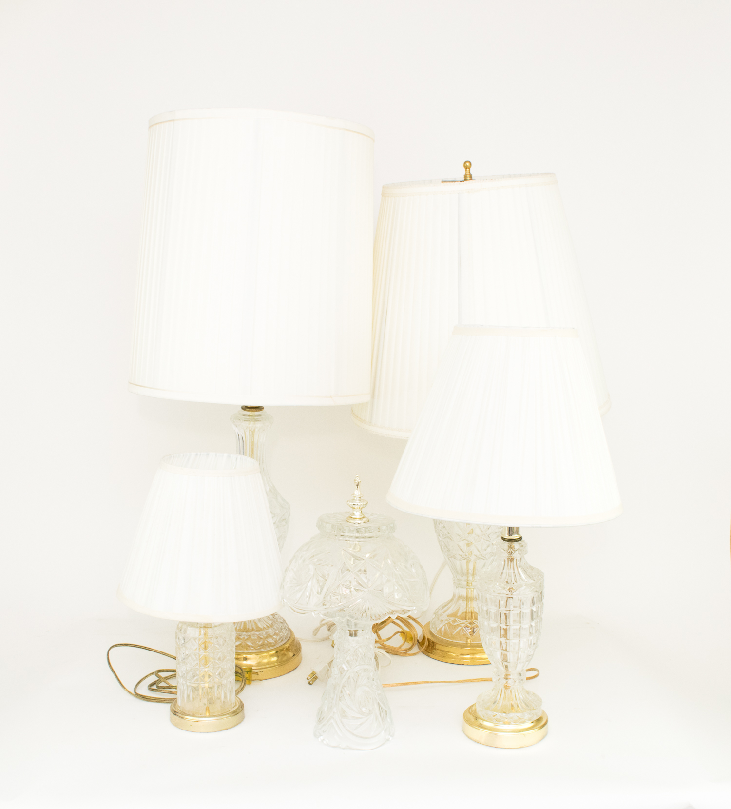 Set of Glass Lamps