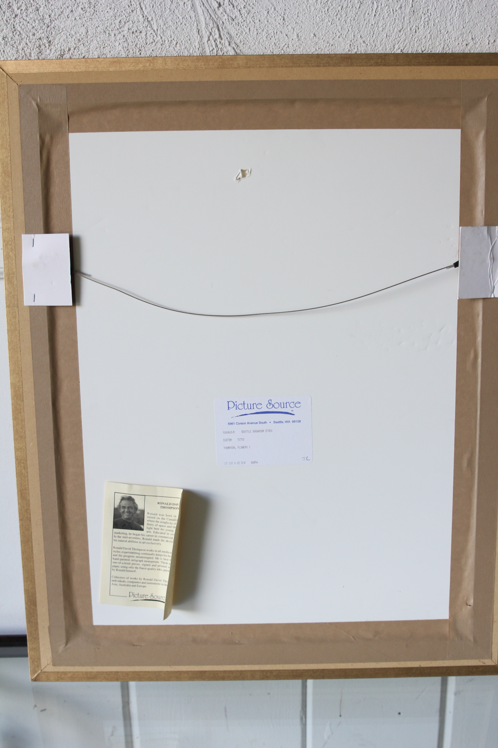 "Poppies" Serigraph by Ronald David Thompson