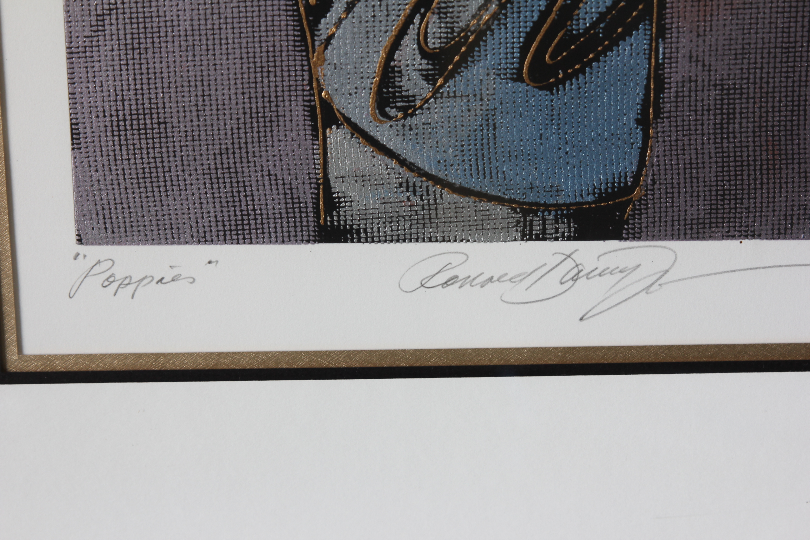 "Poppies" Serigraph by Ronald David Thompson